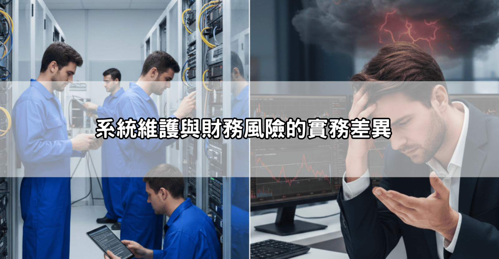 系統維護與財務風險的實務差異