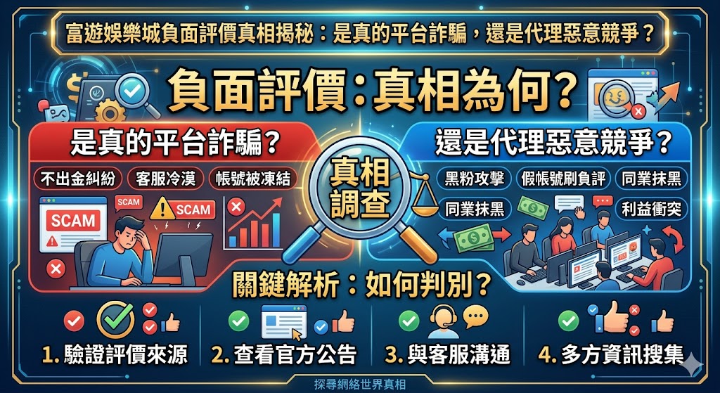 富遊娛樂城負面評價真相揭秘